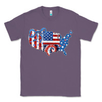 Lavender America map Classic Tee - CowhideDigitalArt