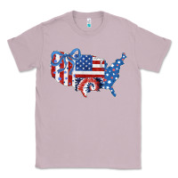Lilac America map Classic Tee - CowhideDigitalArt