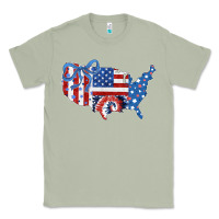 Matcha America map Classic Tee - CowhideDigitalArt