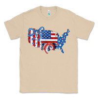 Mushroom America map Classic Tee - CowhideDigitalArt