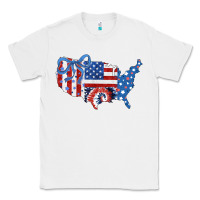 White America map Classic Tee - CowhideDigitalArt