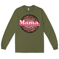 Army Green mama leopard Long Sleeve Tee - JahusDesignShop