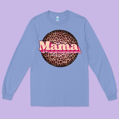 Mama Leopard Long Sleeve Tee Designed By Jahusdesignshop
