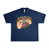 Navy all the pretty girls roll like this Urban Heavy Tee - JahusDesignShop