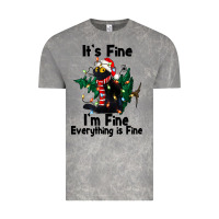 It's Fine I'am Fine Everything Is Fine Vintage Tee | Teevron