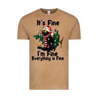 Vintage Camel It's Fine I'am Fine Everything Is Fine Vintage Tee - FaDigitalArtStudio