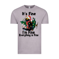 Vintage Zinc It's Fine I'am Fine Everything Is Fine Vintage Tee - FaDigitalArtStudio