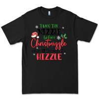 Black twas the nizzle  before christmizzle Premium Tee - MaliasSmallBusiness