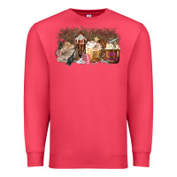 Cardinal Hair Dresser Coffee Cups Premium Sweatshirt - MaliasSmallBusiness