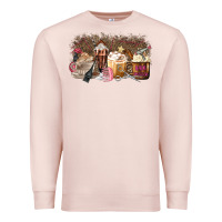Pale Pink Hair Dresser Coffee Cups Premium Sweatshirt - MaliasSmallBusiness