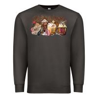 Smoke Hair Dresser Coffee Cups Premium Sweatshirt - MaliasSmallBusiness