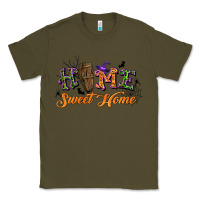 Army Green halloween home sweet home Classic Tee - BundleAndBundleShop