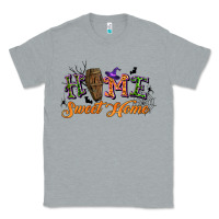 Heather Grey halloween home sweet home Classic Tee - BundleAndBundleShop