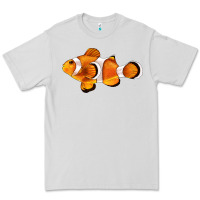 Dove Grey clown fish side Premium Tee - BarkalooDesign