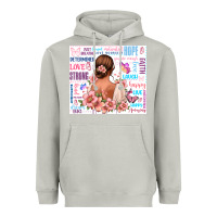 Moon Dust positive affirmations girl Heavyweight Hoodie - MaliasSmallBusiness