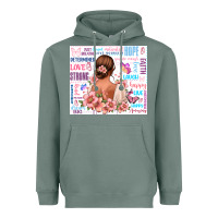 Sage positive affirmations girl Heavyweight Hoodie - MaliasSmallBusiness