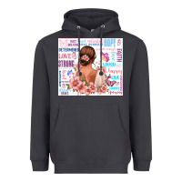 Smoke positive affirmations girl Heavyweight Hoodie - MaliasSmallBusiness