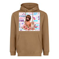 Toasted Coconut positive affirmations girl Heavyweight Hoodie - MaliasSmallBusiness