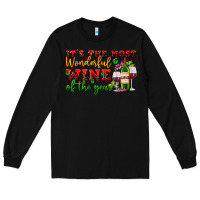Black its the most wonderful wine of the year Long Sleeve Tee - AdoDesignShop