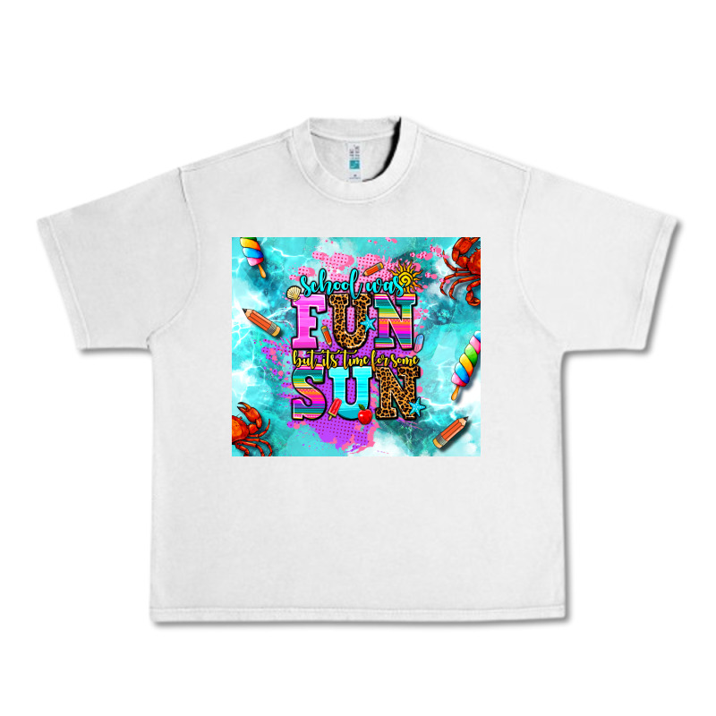 Summer Break And School Urban Heavy Tee by AdoDesignShop | Teevron