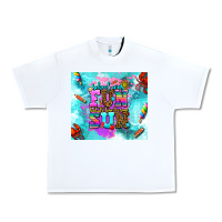 White summer break and school Urban Heavy Tee - AdoDesignShop