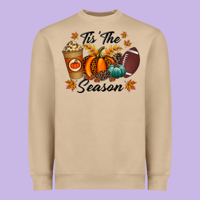 Tis The Season Heavyweight Sweatshirt Designed By Racoondesign