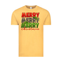 Vintage Mustard Merry christmas Vintage Tee - FaDigitalArtStudio