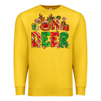 Lemon Oh deer Reindeer Premium Sweatshirt - NancyCooperArtShop