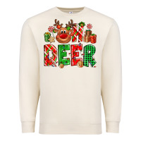 Sandshell Oh deer Reindeer Premium Sweatshirt - NancyCooperArtShop
