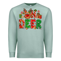 Seafoam Oh deer Reindeer Premium Sweatshirt - NancyCooperArtShop