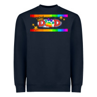 Navy lgbtq dad  libbey glass Heavyweight Sweatshirt - HRA Design Shop