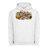 Pigment Lunar Rock farm animals school bus Urban Hoodie - texasbilliewilder