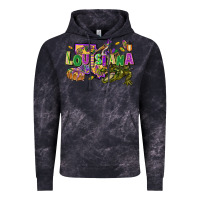 Cloud Black louisiana mardi gras Vintage Hoodie - FaDigitalArtStudio