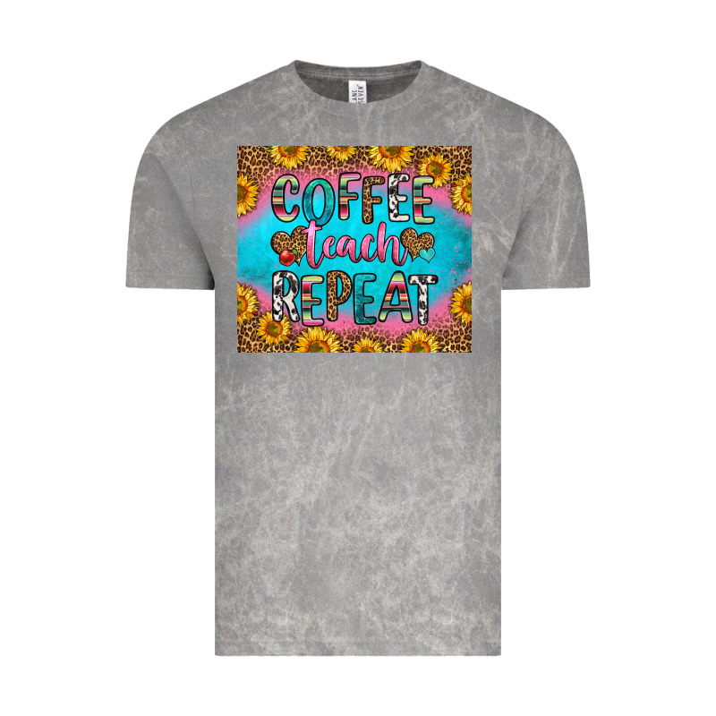 Coffee Teach Repeat Vintage Tee by HRA Design Shop | Teevron