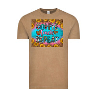 Vintage Coffee coffee teach repeat Vintage Tee - HRA Design Shop