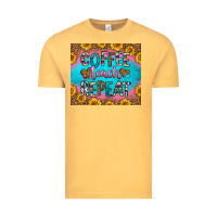 Vintage Mustard coffee teach repeat Vintage Tee - HRA Design Shop
