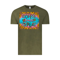Vintage Olive coffee teach repeat Vintage Tee - HRA Design Shop