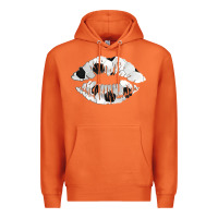 Carrot soccer lips Premium Hoodie - AdoDesignShop