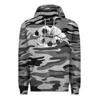 Slate Camo soccer lips Premium Hoodie - AdoDesignShop