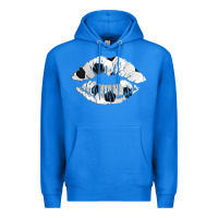 True Royal soccer lips Premium Hoodie - AdoDesignShop