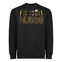 Black school nurse Heavyweight Sweatshirt - CowhideDigitalArt