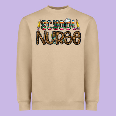 School Nurse Heavyweight Sweatshirt Designed By Cowhidedigitalart
