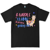 Black a whole llama learning going on Premium Tee - MaliasSmallBusiness