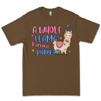 Cacao a whole llama learning going on Premium Tee - MaliasSmallBusiness