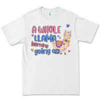 White a whole llama learning going on Premium Tee - MaliasSmallBusiness