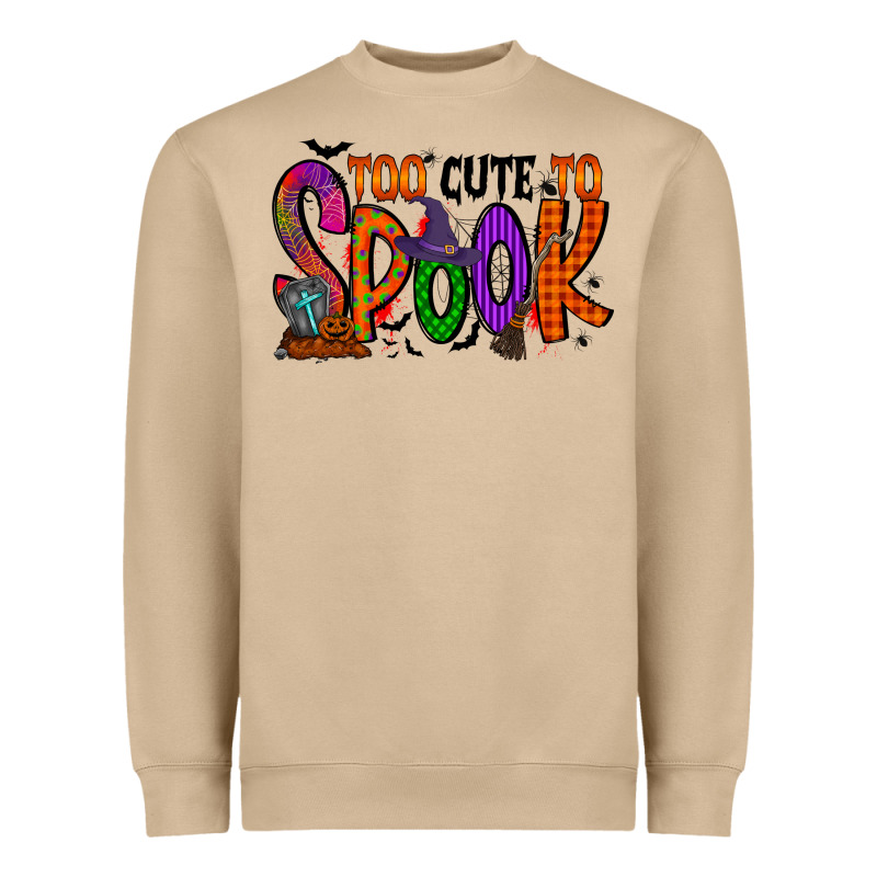 Too Cute To Spook Heavyweight Sweatshirt by RacoonDesign | Teevron