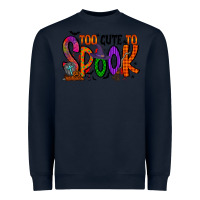 Navy too cute to spook Heavyweight Sweatshirt - RacoonDesign