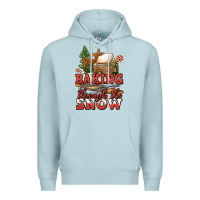 Blue Mist baking through the snow Premium Hoodie - Jasminsmagicworld