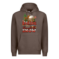 Coffee baking through the snow Premium Hoodie - Jasminsmagicworld