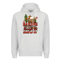Dove Grey baking through the snow Premium Hoodie - Jasminsmagicworld